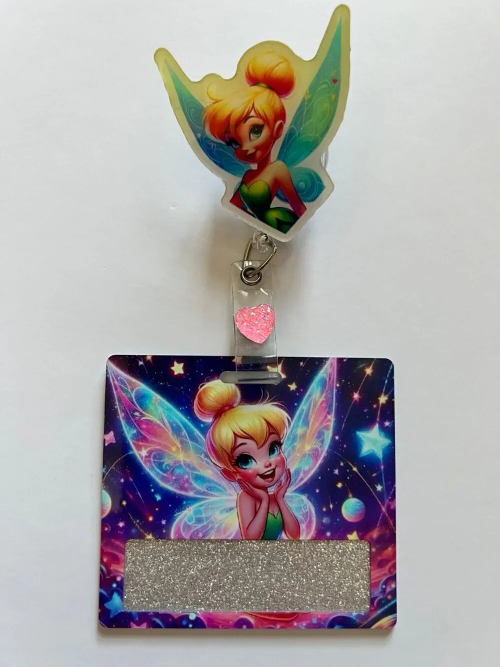 Tinker Bell Retractable Badge Reel & Badge Buddy Set